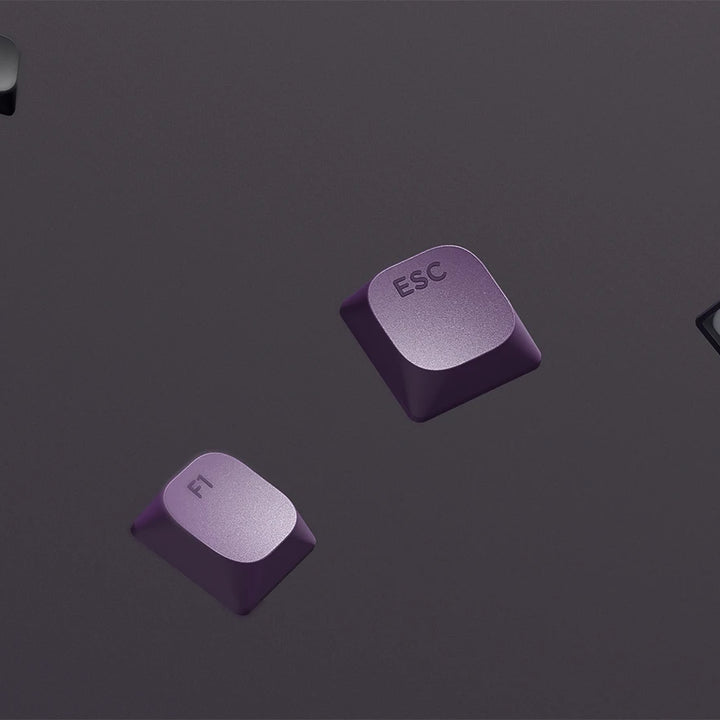 Purple glow key for double click mechanical keyboard