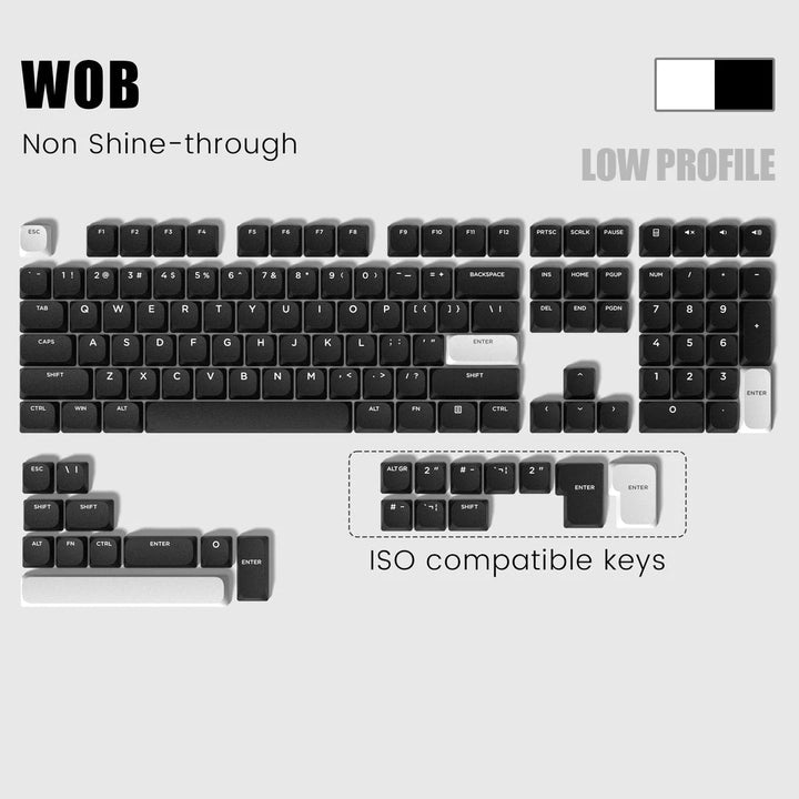 Purple glow key for double click mechanical keyboard